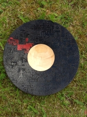 Sycamore platter. Collaboration with Al Stirt (USA)